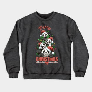 Merry Christmas Cat Santa Gift Crewneck Sweatshirt